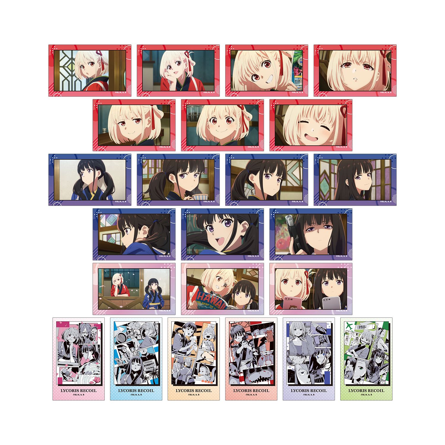 TVアニメ「リコリス・リコイル」 トレーディングショートムービーイラストカード(単位/単品) - AniSmile