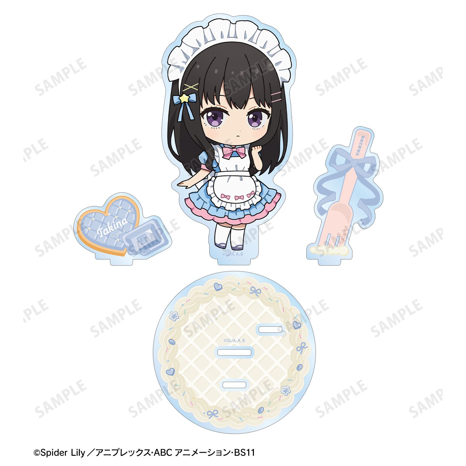 TVアニメ「リコリス・リコイル」 井ノ上たきな ちびキャラ メルヘンメイドver. パーツ付きBIGアクリルスタンド 画像 3 | AniSmile