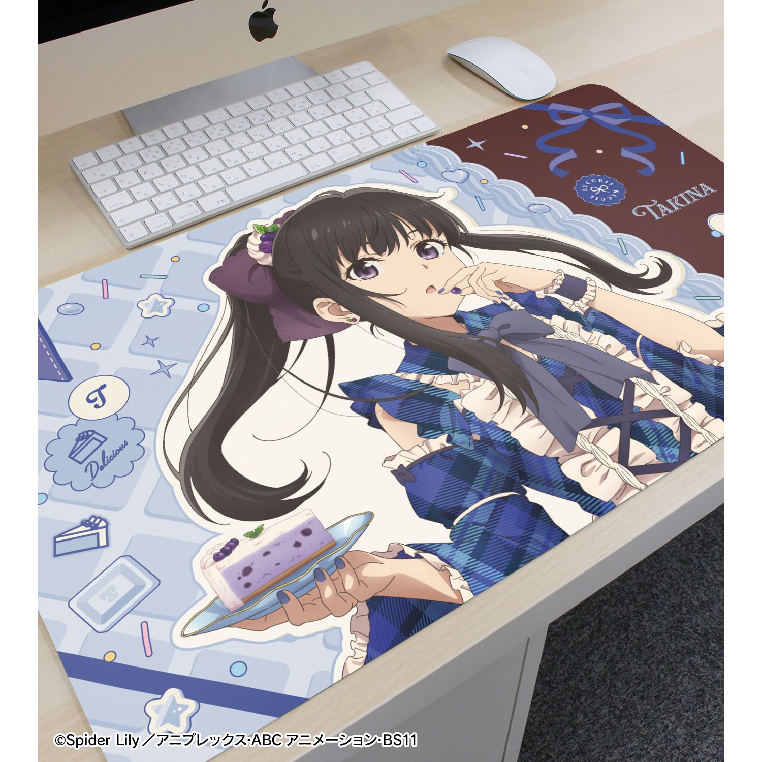 TVアニメ「リコリス・リコイル」 描き下ろし 井ノ上たきな スイーツ衣装ver. マルチデスクマット 画像 3 | AniSmile