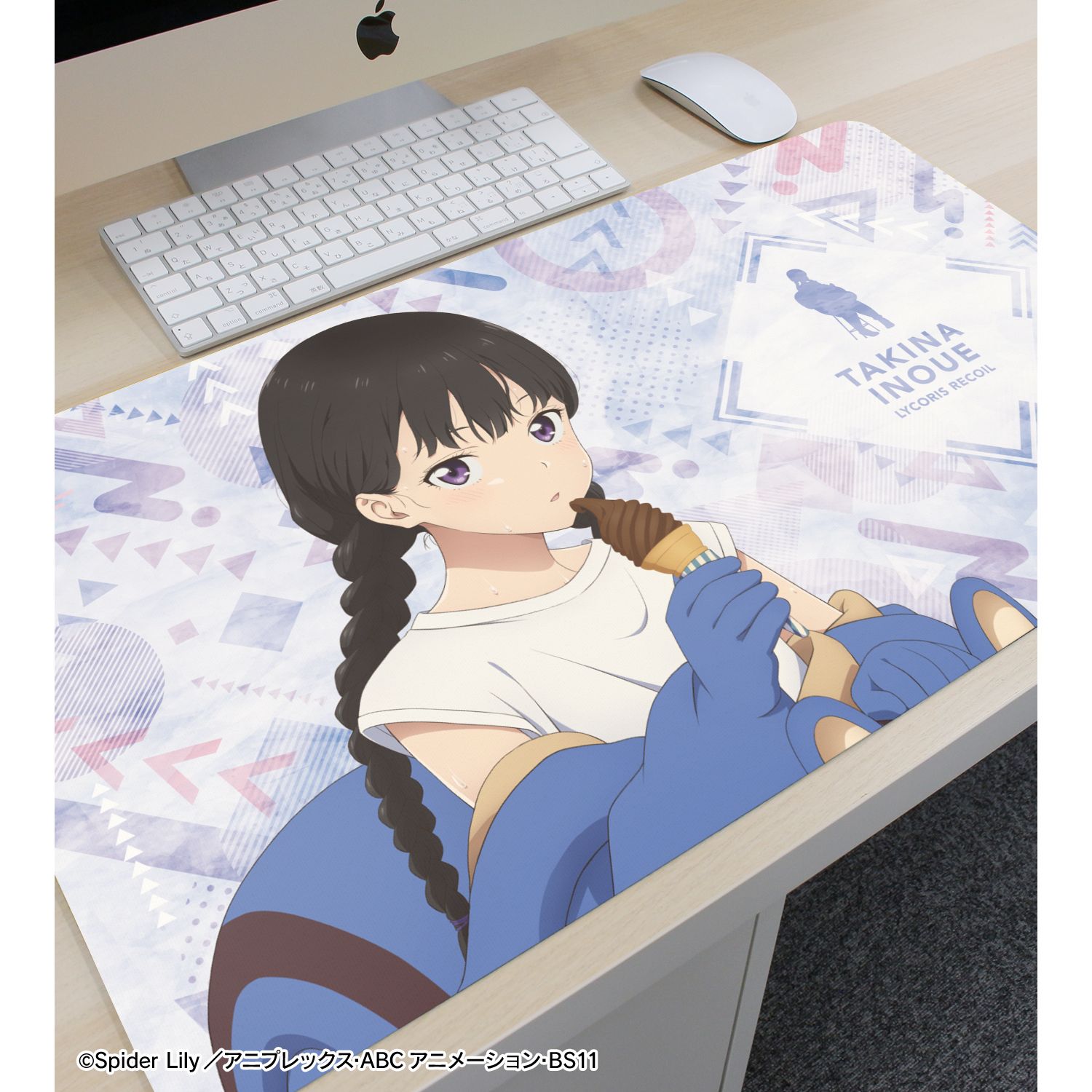 TVアニメ「リコリス・リコイル」 描き下ろし 井ノ上たきな 着ぐるみver. マルチデスクマット 画像 3 | AniSmile