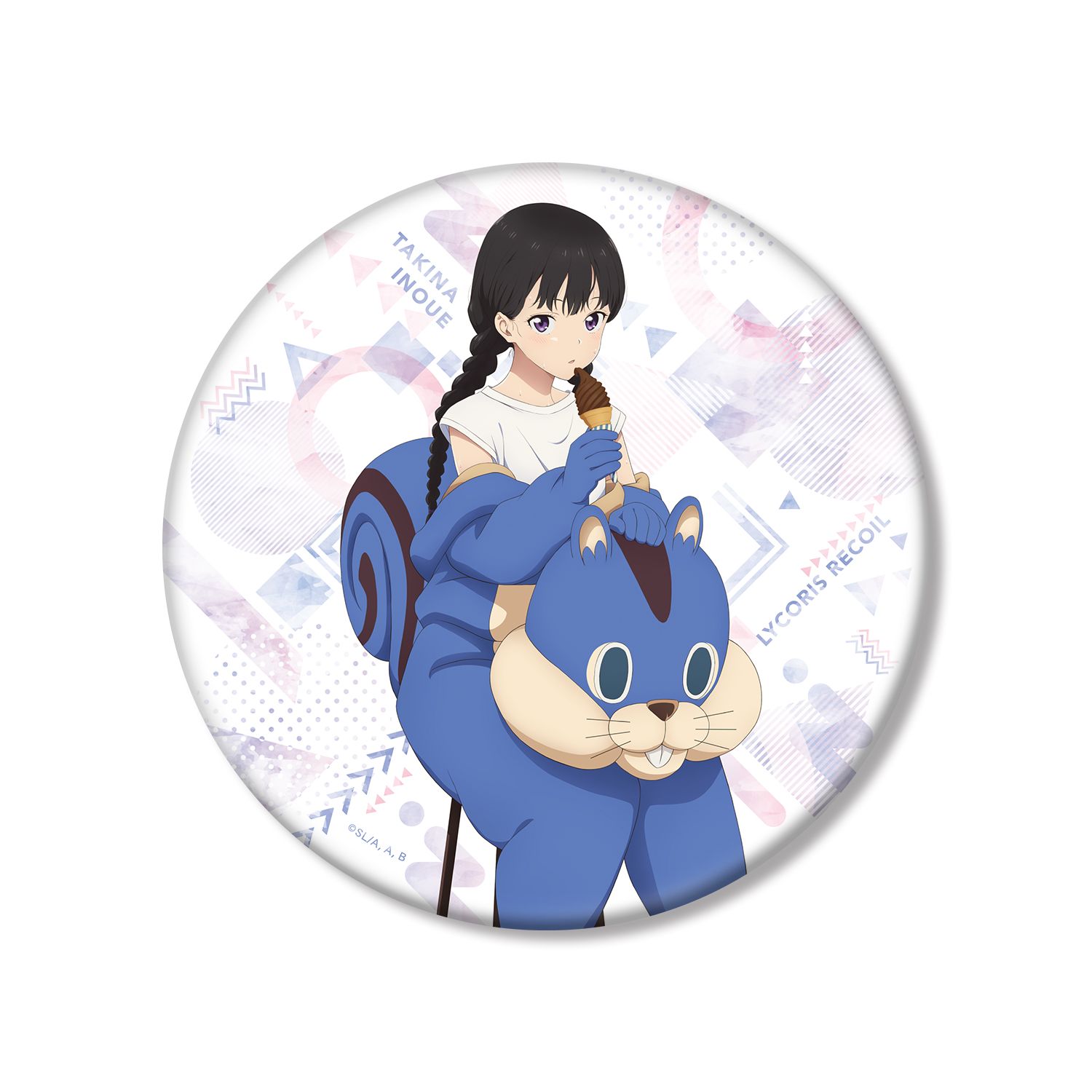 TVアニメ「リコリス・リコイル」 描き下ろし 井ノ上たきな 着ぐるみver. BIG缶バッジ - AniSmile
