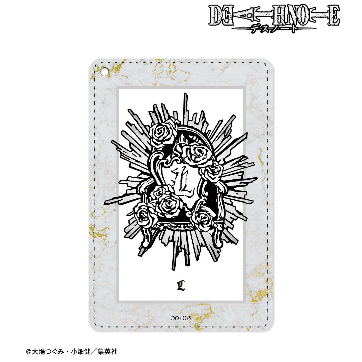 DEATH NOTE Lモチーフ A:code 1ポケットパスケース Image 2 | AniSmile