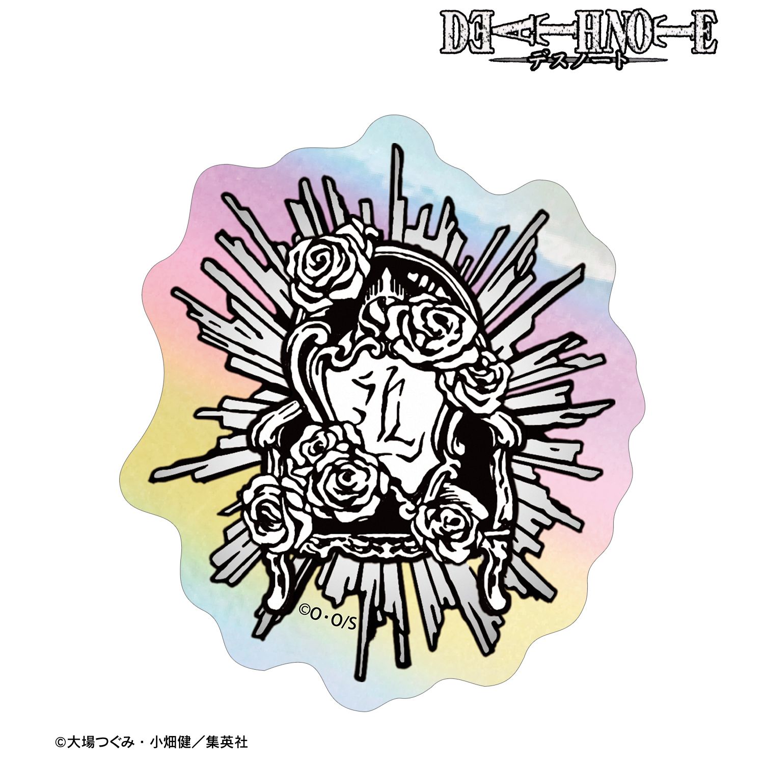 DEATH NOTE Lモチーフ A:code オーロラダイカットステッカー Image 2 | AniSmile