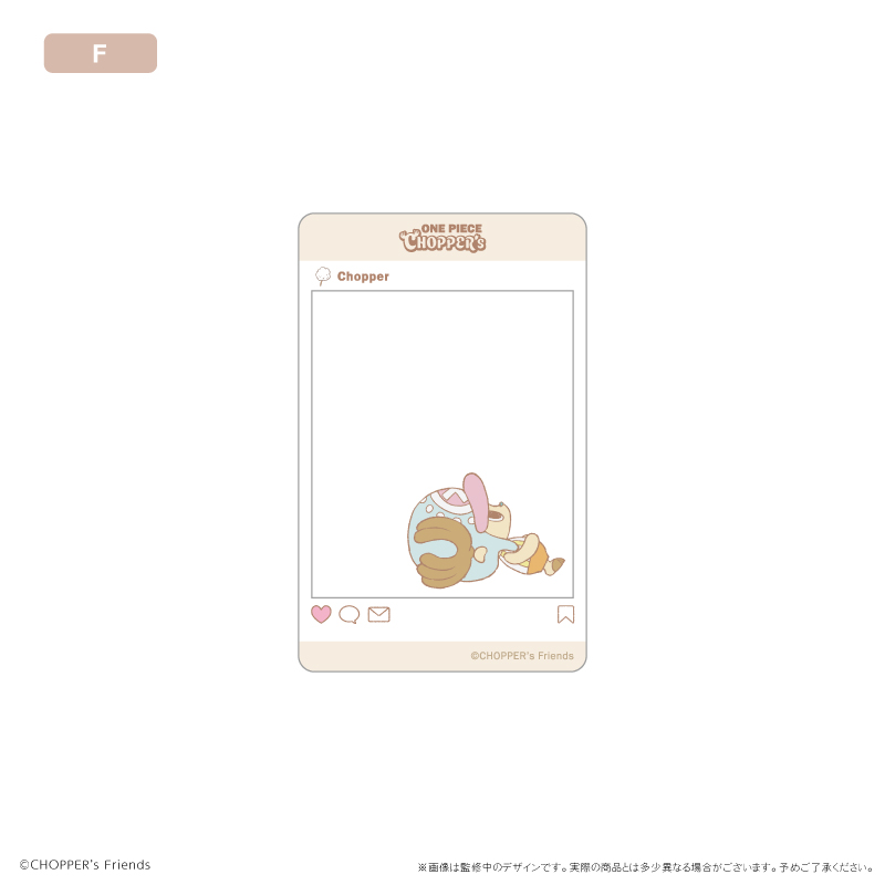 CHOPPER’s SNS風クリアカード F - official product image | AniSmile