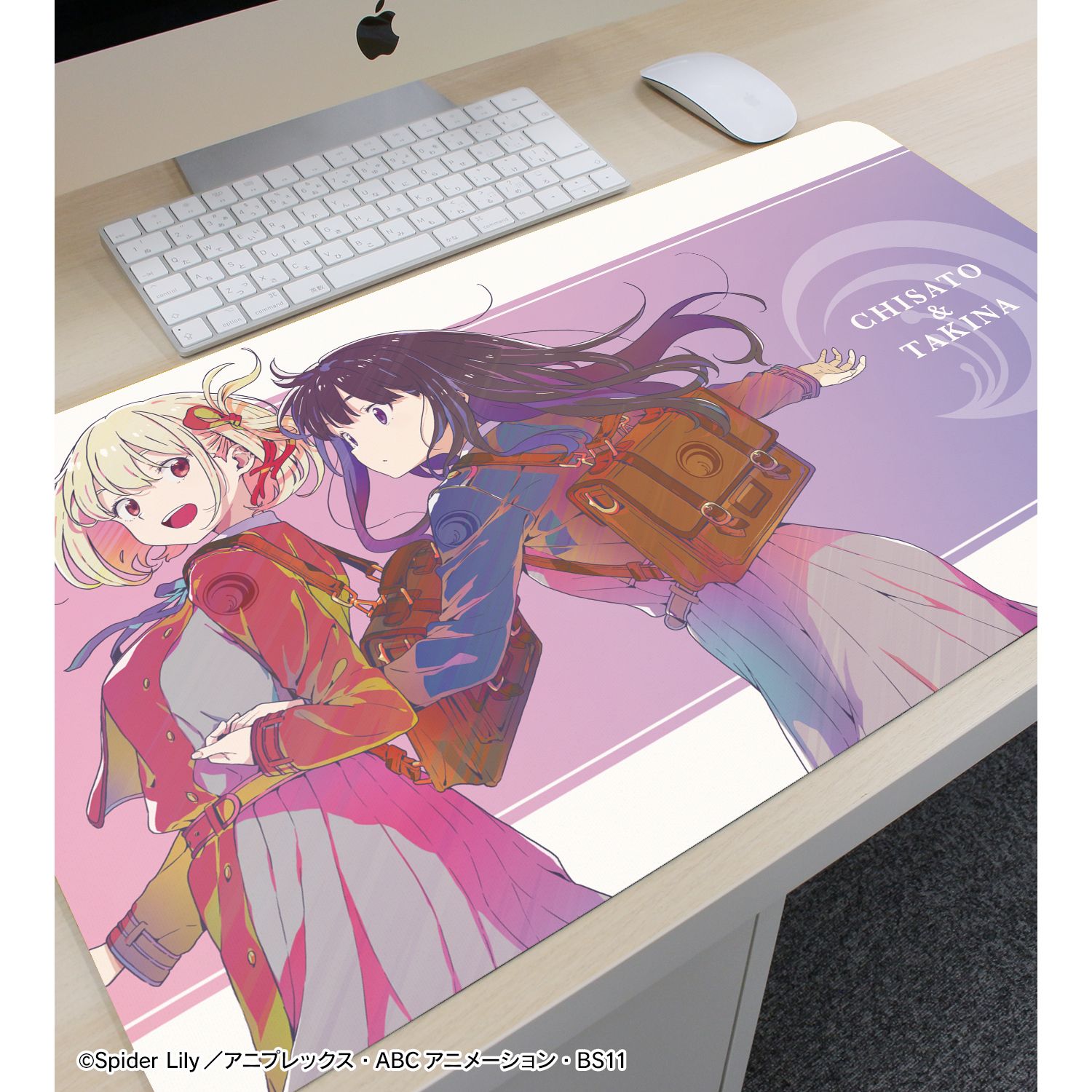 TVアニメ「リコリス・リコイル」 錦木千束&井ノ上たきな Ani-Art clear label マルチデスクマット 画像 3 | AniSmile
