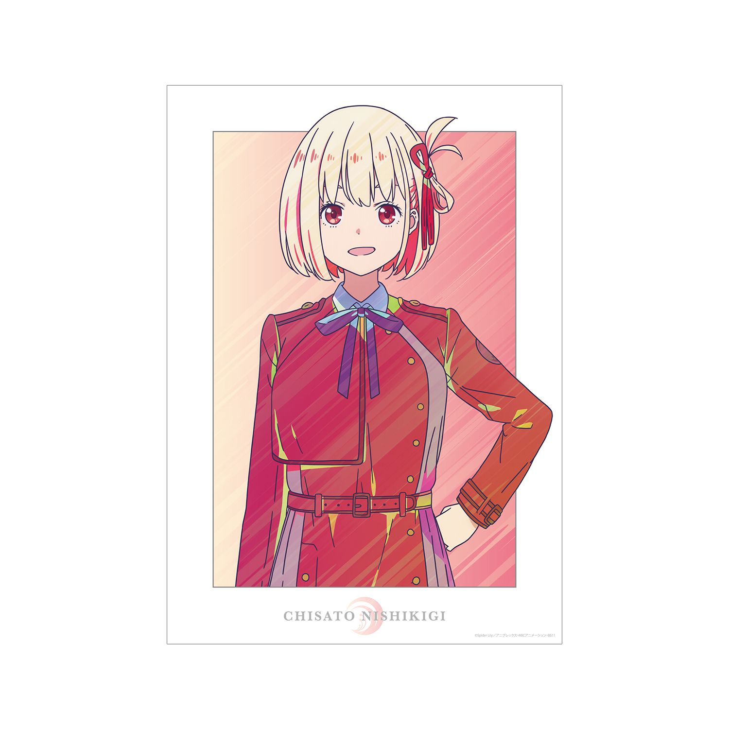 TVアニメ「リコリス・リコイル」 錦木千束 Ani-Art clear label A3マット加工ポスター 画像 2 | AniSmile