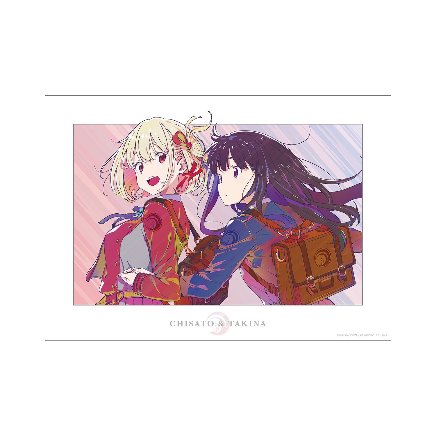TVアニメ「リコリス・リコイル」 錦木千束&井ノ上たきな Ani-Art clear label A3マット加工ポスター 画像 2 | AniSmile