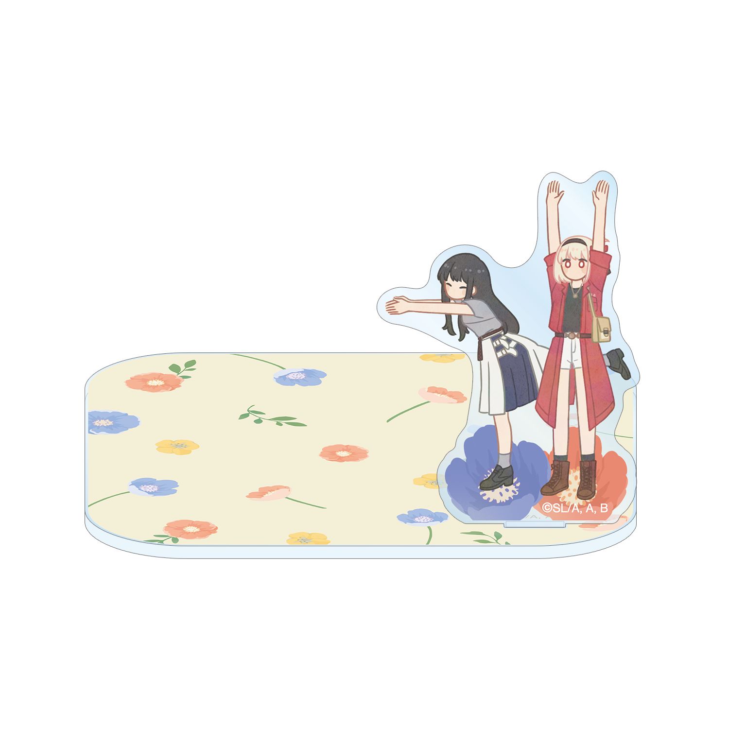 TVアニメ「リコリス・リコイル」 錦木千束&井ノ上たきな Botania アクリルスタンド付きコースター ver.E 画像 3 | AniSmile