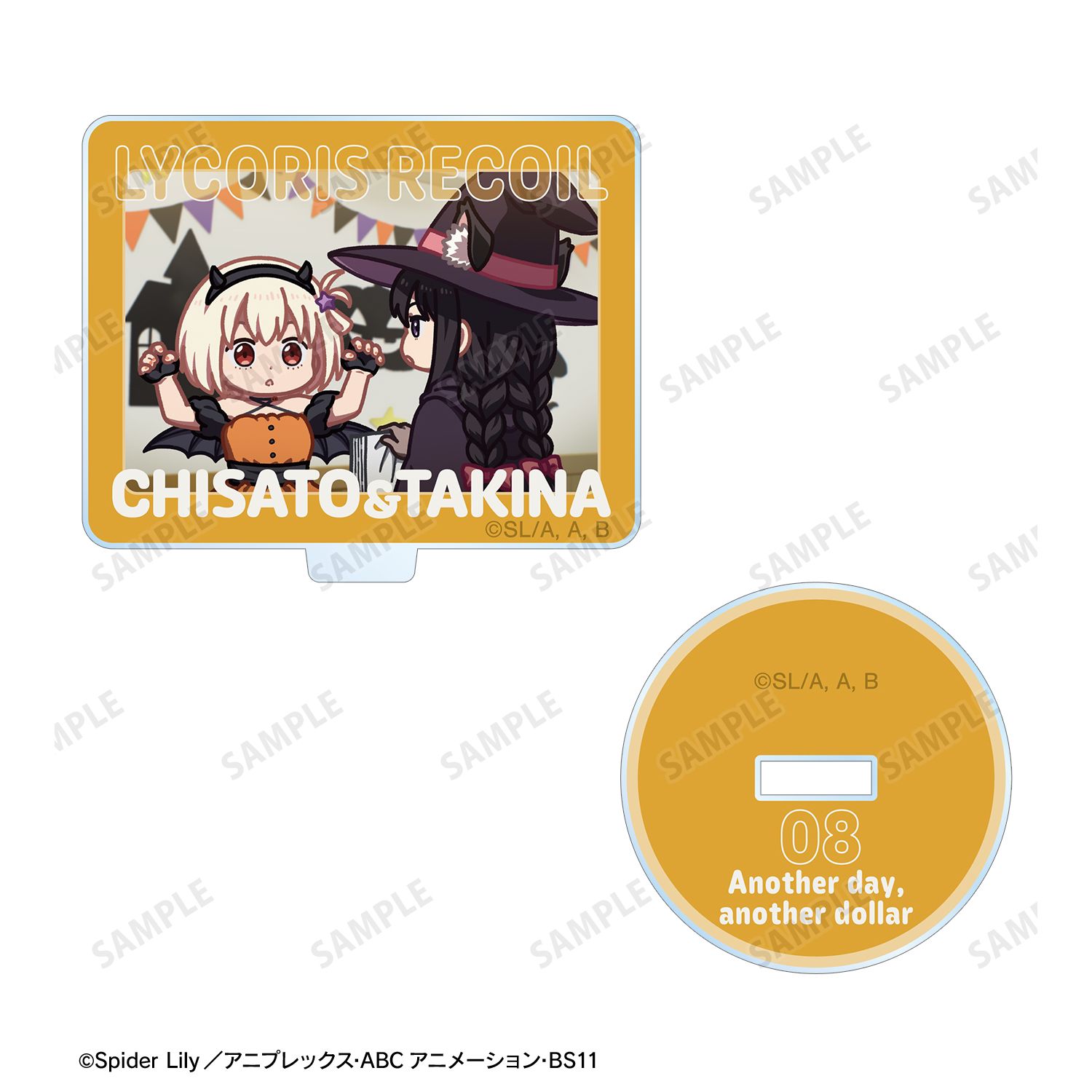 TVアニメ「リコリス・リコイル」 錦木千束&井ノ上たきな ゆるコマ アクリルスタンドマルチバッジ ver.F 画像 2 | AniSmile