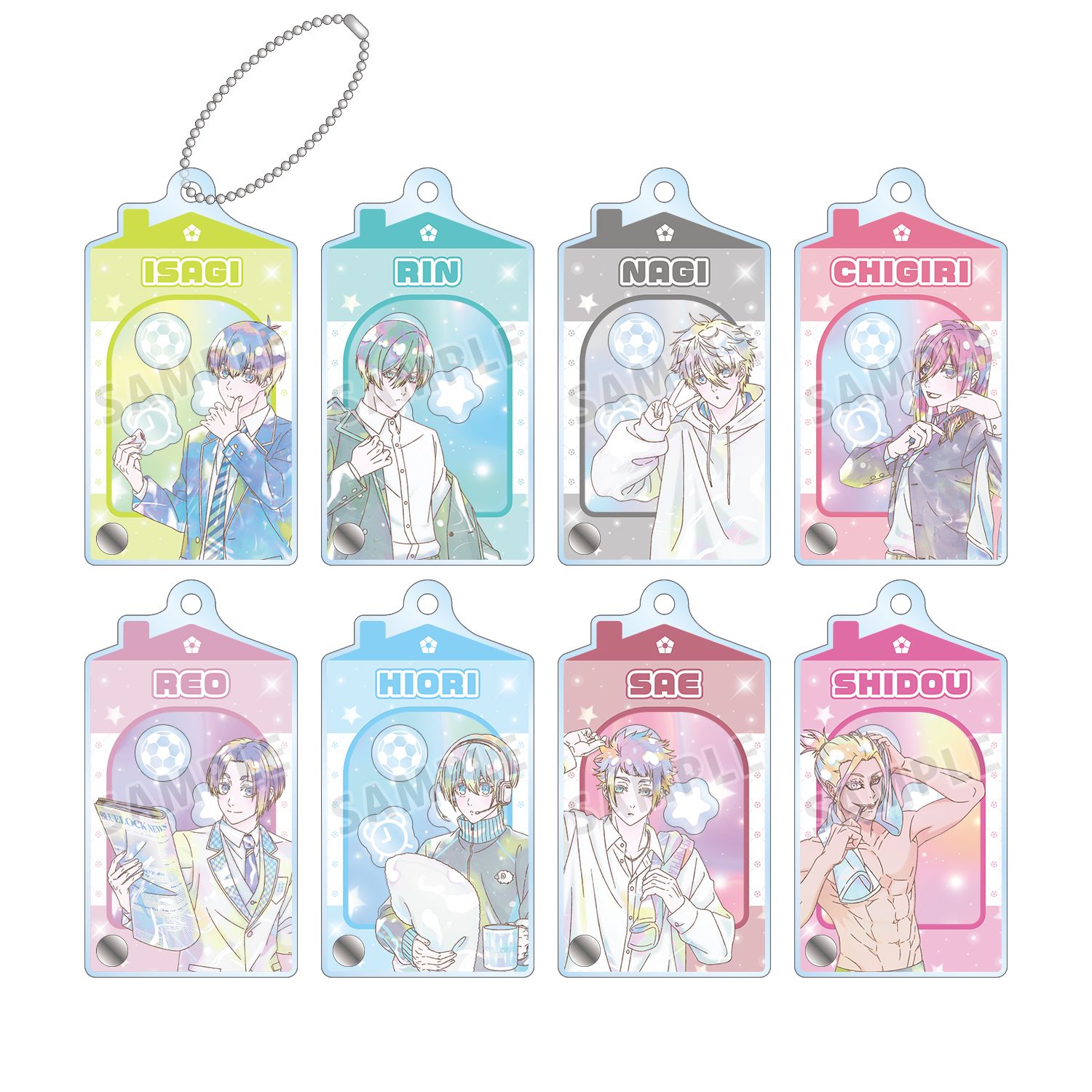 TVアニメ『ブルーロック』 描き下ろし モーニングルーティンver. トレーディング Ani-Art KAWAII label パーツ付きフレームアクリルチャーム(単位/単品) - AniSmile