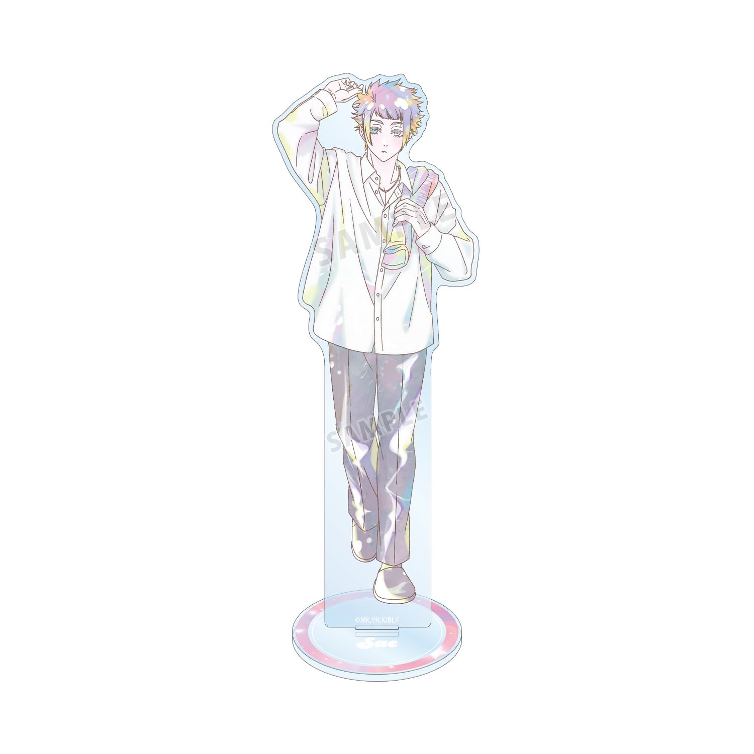TVアニメ『ブルーロック』 描き下ろし 糸師 冴 モーニングルーティンver. Ani-Art KAWAII label BIGアクリルスタンド - AniSmile
