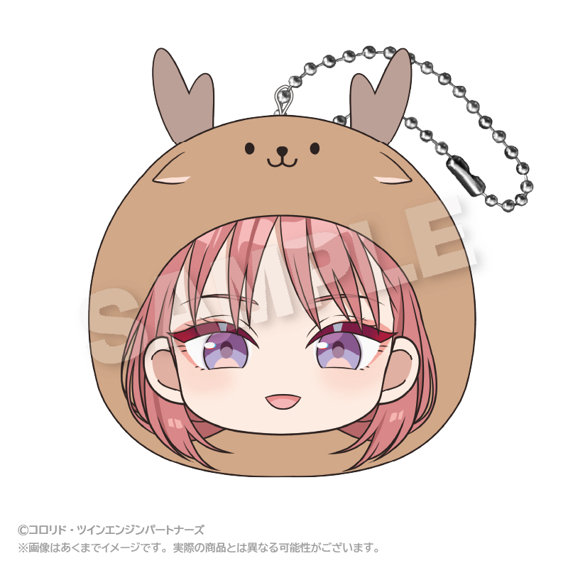 超かぐや姫! まるめいつクッションキーホルダー 綾紬芦花 画像 3 | AniSmile