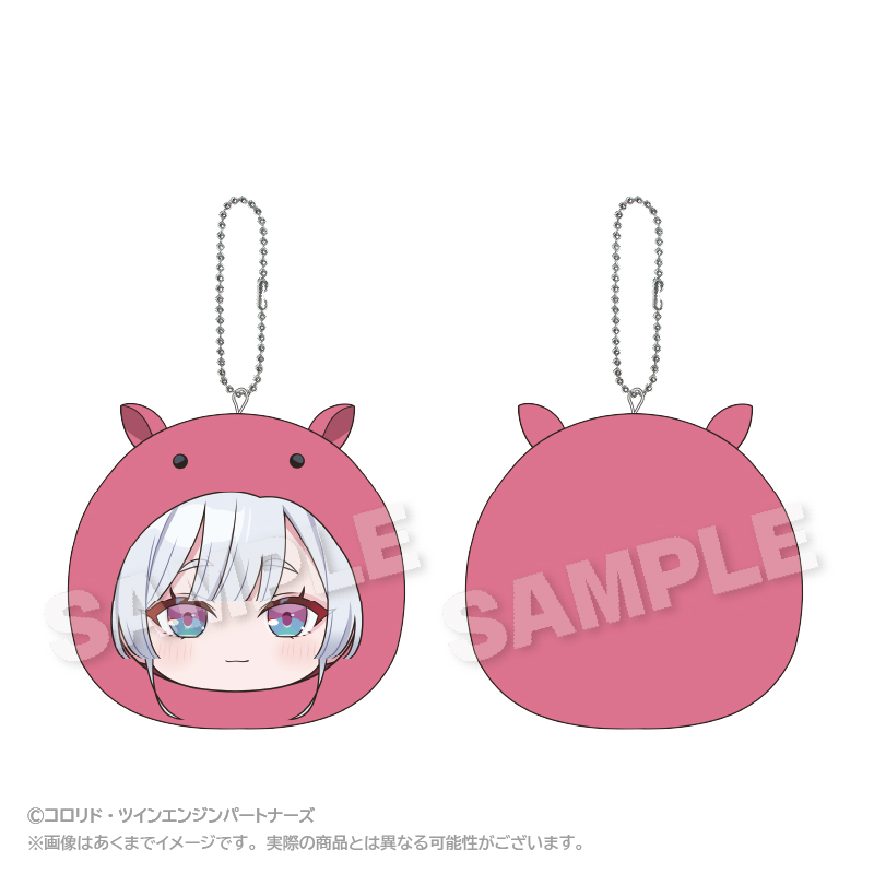 超かぐや姫! まるめいつクッションキーホルダー 月見ヤチヨ 画像 3 | AniSmile