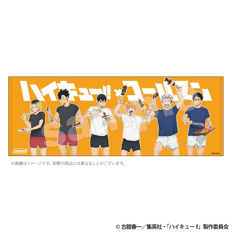 ハイキュー!! 合宿BBQ フェイスタオル - 公式商品画像 | AniSmile