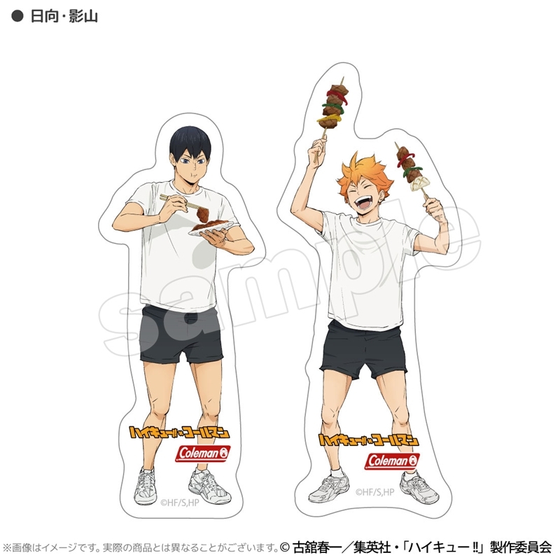 ハイキュー!! 合宿BBQ 耐水ステッカーセット 日向・影山 画像 2 | AniSmile
