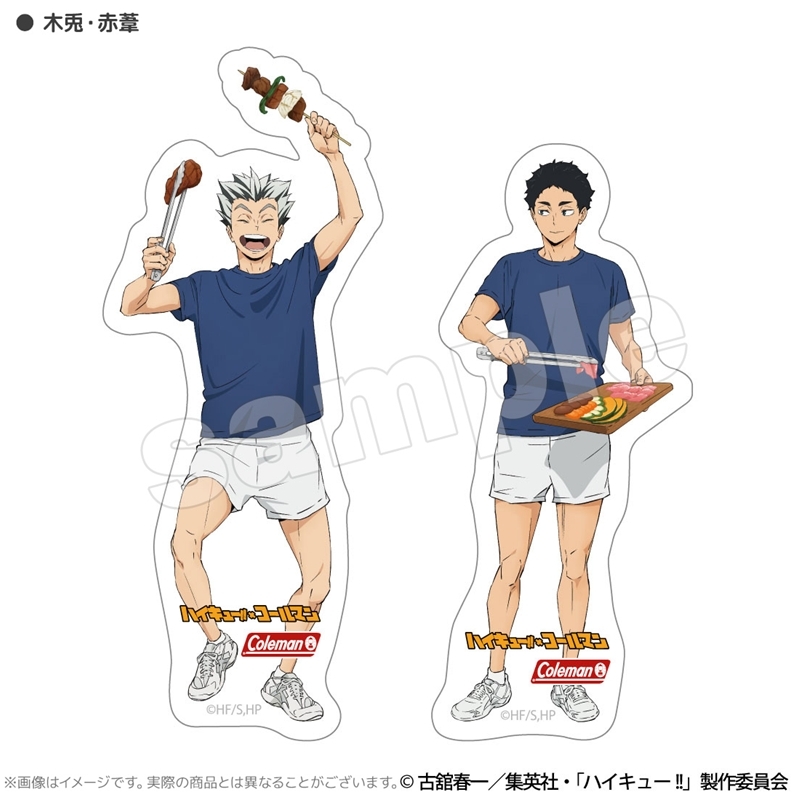 ハイキュー!! 合宿BBQ 耐水ステッカーセット 日向・影山 画像 4 | AniSmile
