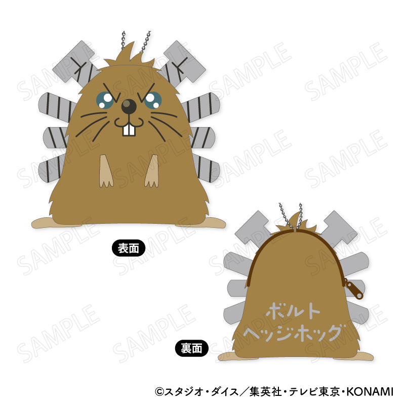 遊☆戯☆王5D’s もふもふ コインケース A:ボルト・ヘッジホッグ - AniSmile