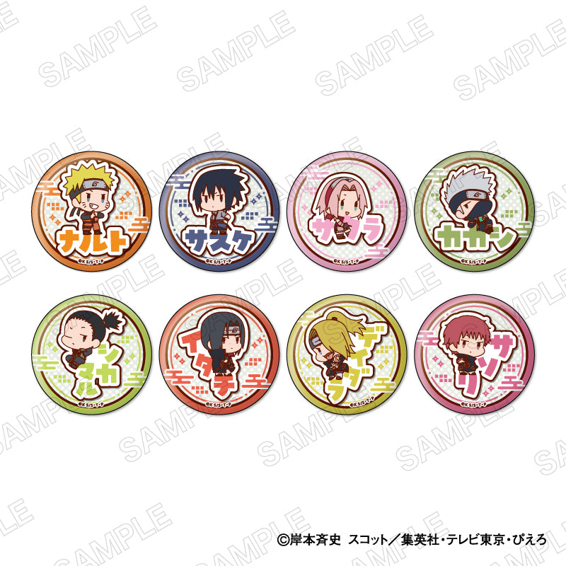 TVアニメ NARUTO -ナルト- 疾風伝 おなまえぴたんコ 缶バッジコレクション - AniSmile