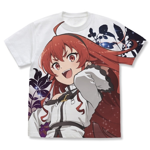 アニメ「無職転生Ⅲ ~異世界行ったら本気だす~」 エリス フルグラフィックTシャツ/WHITE- - AniSmile