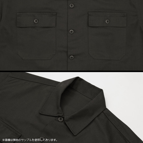 アニメ「無職転生Ⅲ ~異世界行ったら本気だす~」 ロキシー・M・グレイラット 刺繍ワークシャツ/GRAY-L 画像 4 | AniSmile