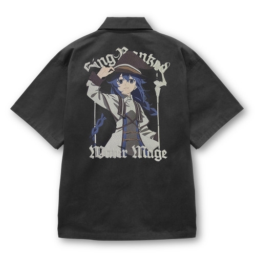 アニメ「無職転生Ⅲ ~異世界行ったら本気だす~」 ロキシー・M・グレイラット 刺繍ワークシャツ/GRAY-M 画像 2 | AniSmile