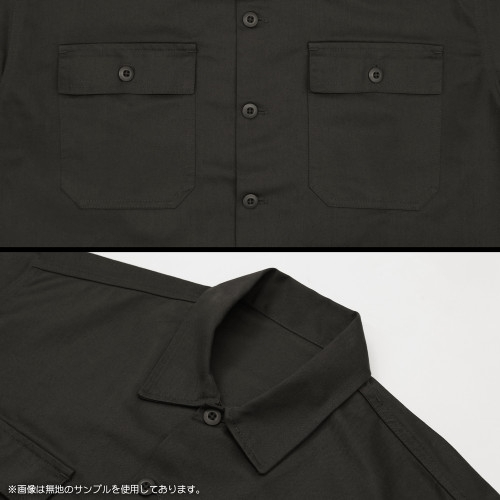 アニメ「無職転生Ⅲ ~異世界行ったら本気だす~」 ロキシー・M・グレイラット 刺繍ワークシャツ/GRAY-M 画像 4 | AniSmile