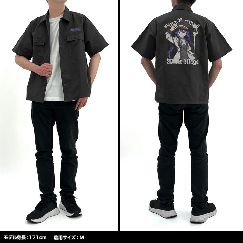 アニメ「無職転生Ⅲ ~異世界行ったら本気だす~」 ロキシー・M・グレイラット 刺繍ワークシャツ/GRAY-M 画像 5 | AniSmile