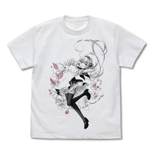 anemoi 淡雪陽彩 Tシャツ/WHITE-XL - AniSmile
