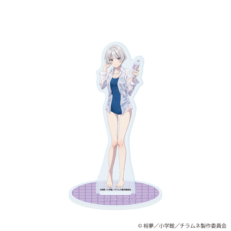 アクリルスタンド「TVアニメ 『千歳くんはラムネ瓶のなか』」16/西野明日風 プール開きver(描き下ろしイラスト) - AniSmile