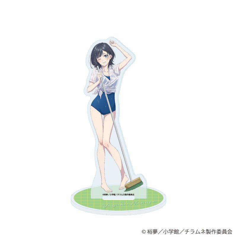 アクリルスタンド「TVアニメ 『千歳くんはラムネ瓶のなか』」14/七瀬悠月 プール開きver(描き下ろしイラスト) - AniSmile