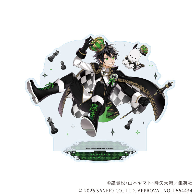 BIGアクリルスタンド「終わりのセラフ×サンリオキャラクターズ」01/百夜優一郎×ポチャッコ(コラボイラスト) - AniSmile