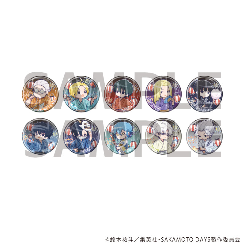 缶バッジ「SAKAMOTO DAYS」29/夏祭りver. ブラインド(全10種)(グラフアートイラスト) - AniSmile