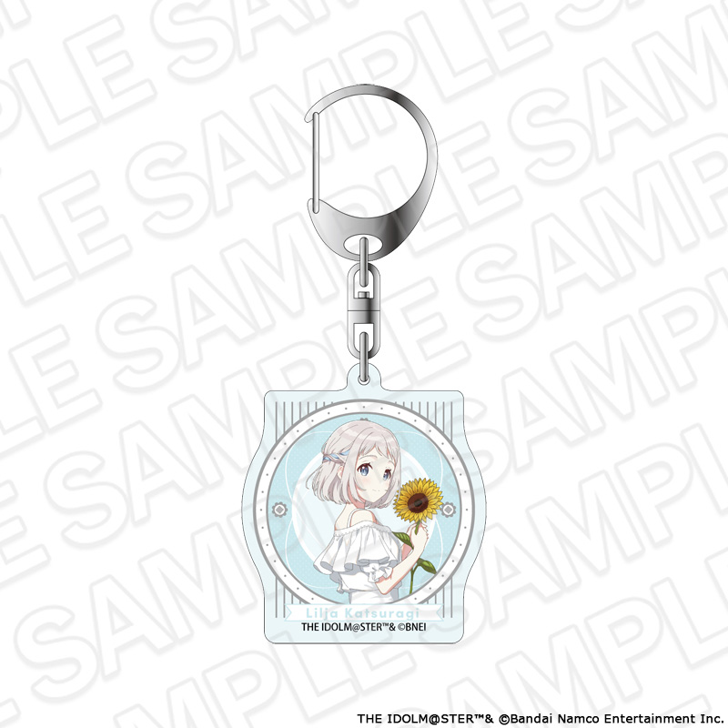 学園アイドルマスター オーロラアクリルキーホルダー 葛城リーリヤ sunflower ver. Image 2 | AniSmile