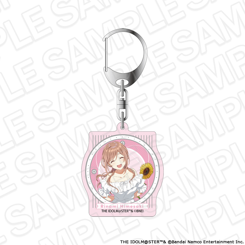 学園アイドルマスター オーロラアクリルキーホルダー 姫崎莉波 sunflower ver. Image 2 | AniSmile