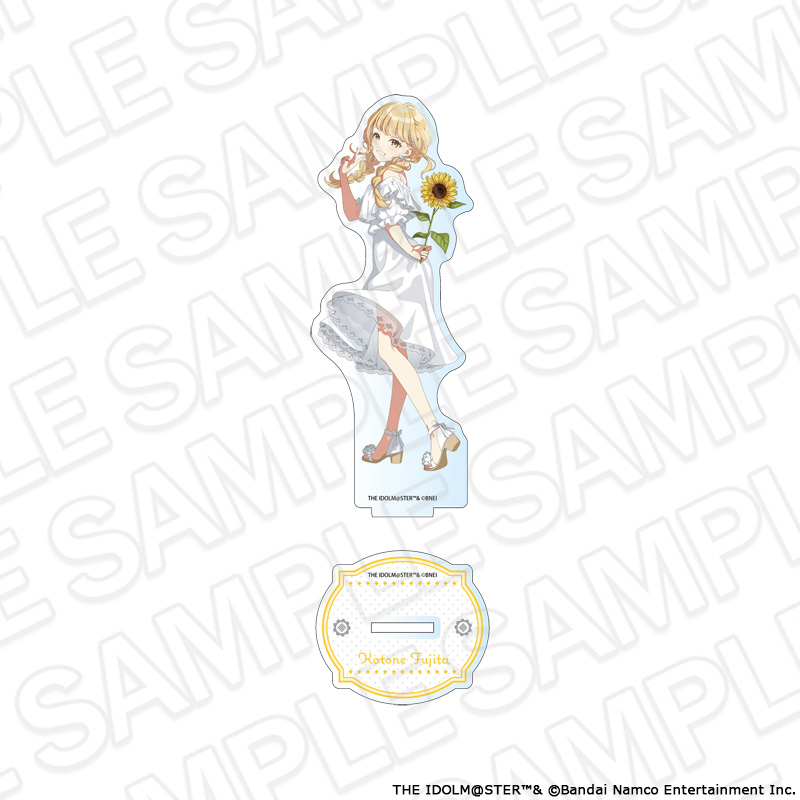 学園アイドルマスター アクリルフィギュア 藤田ことね sunflower ver. Image 2 | AniSmile