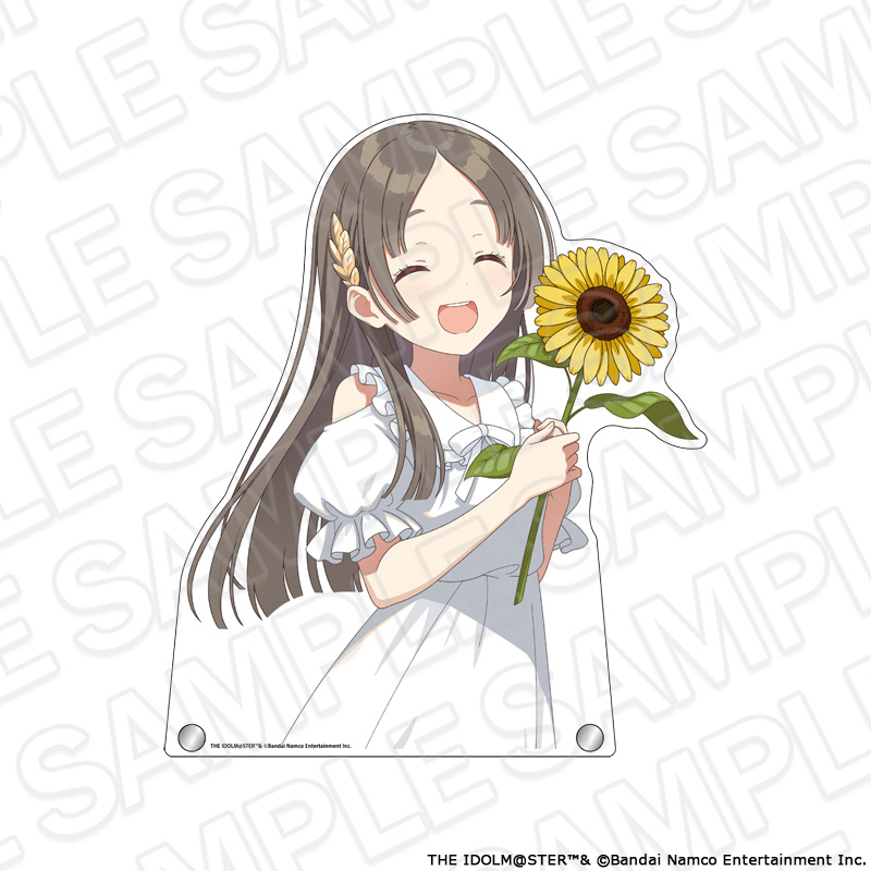 学園アイドルマスター 特大ダイカットアクリルボード 倉本千奈 sunflower ver. Image 2 | AniSmile