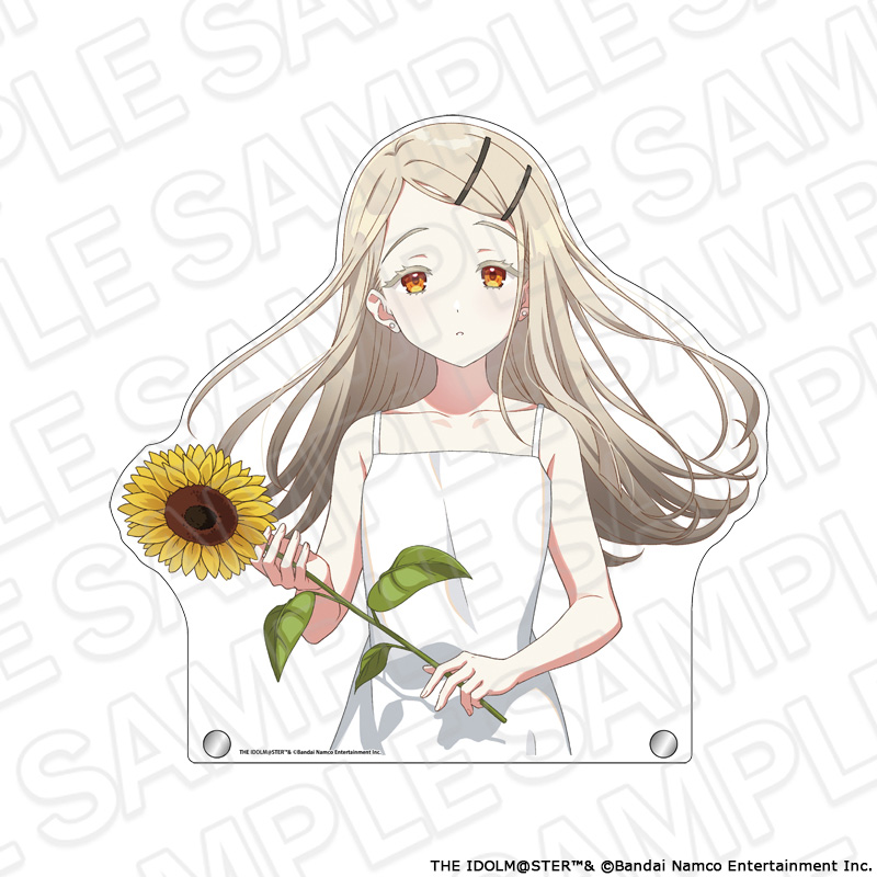 学園アイドルマスター 特大ダイカットアクリルボード 篠澤 広 sunflower ver. 图片 2 | AniSmile