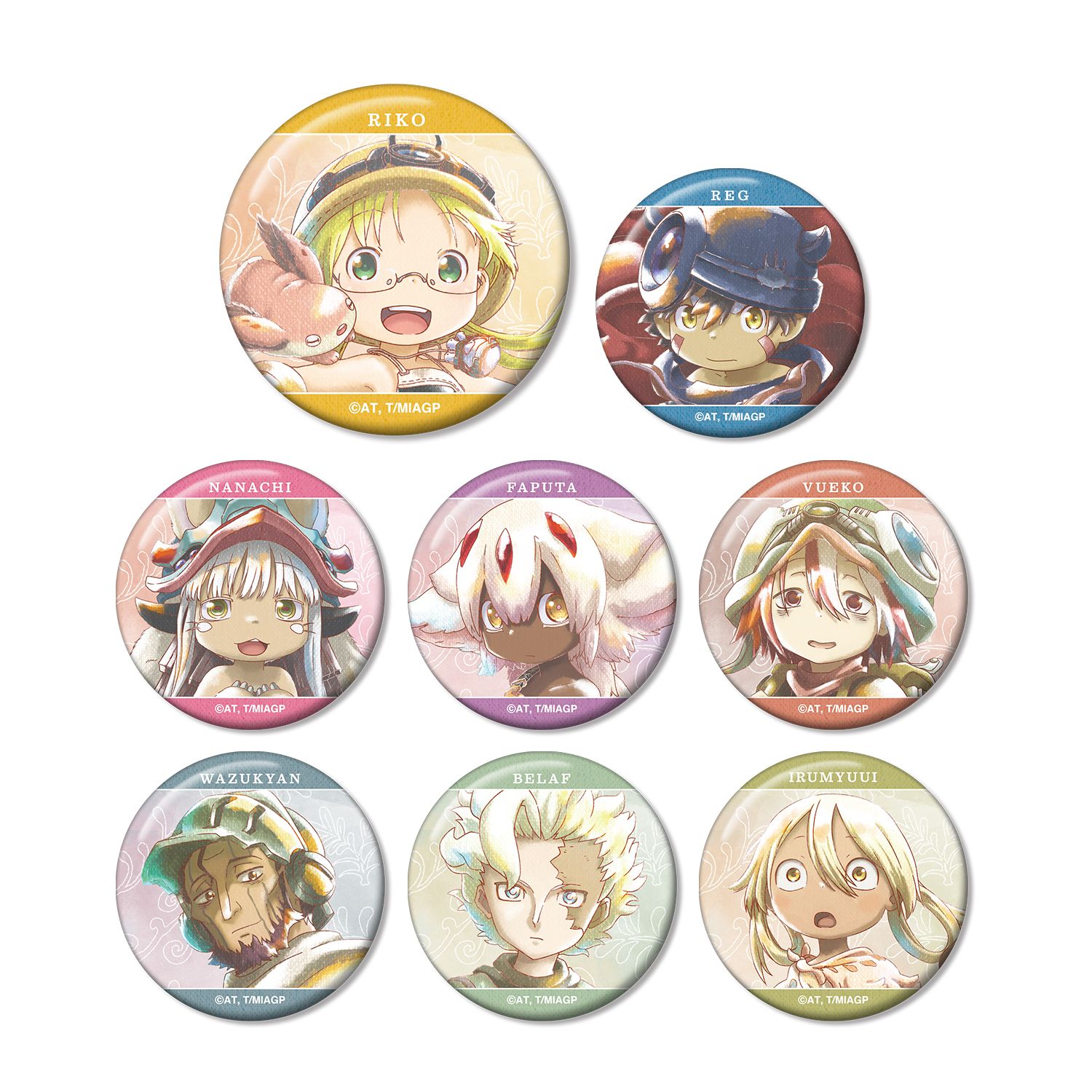 メイドインアビス 烈日の黄金郷 トレーディング Ani-Art aqua label 缶バッジ(単位/単品) - AniSmile