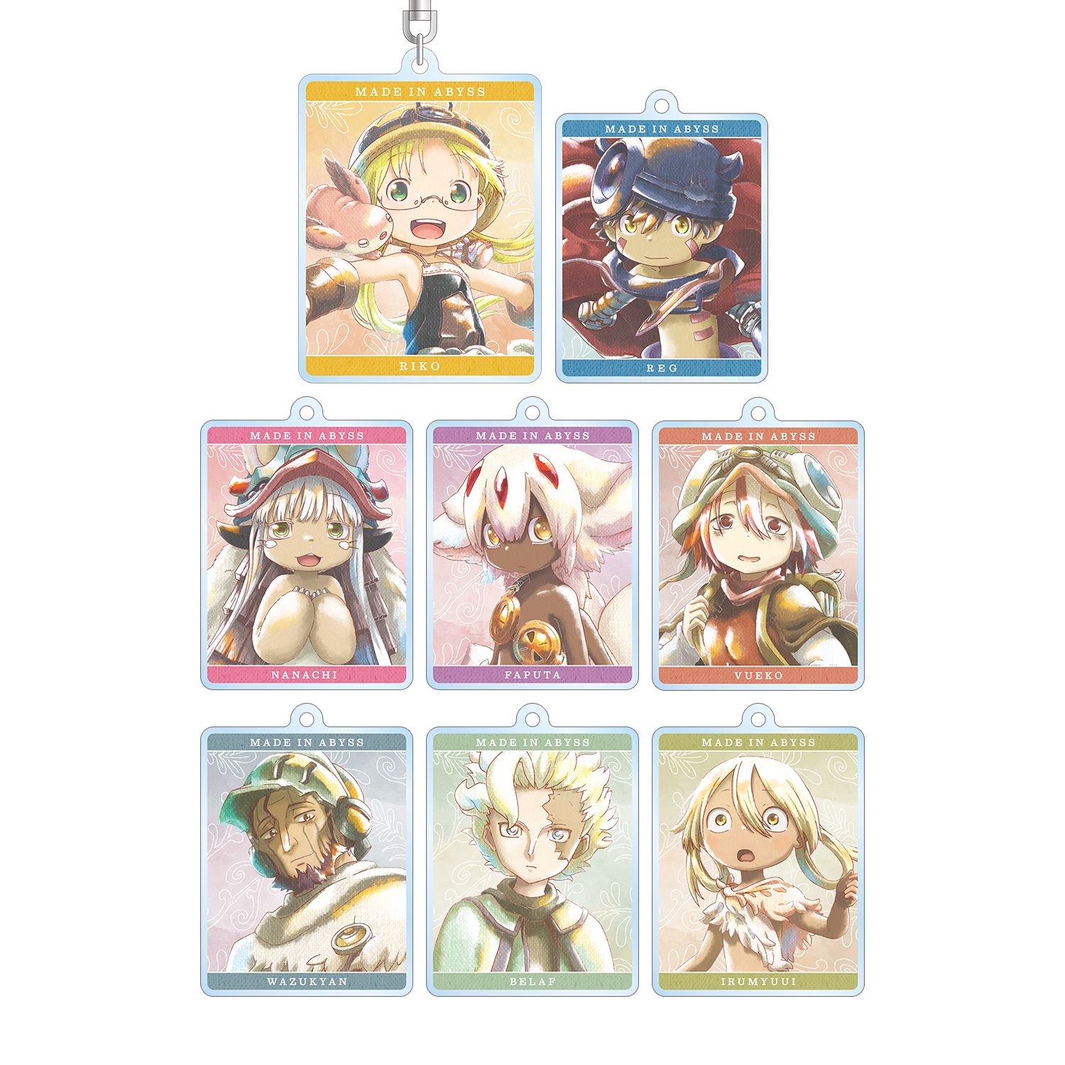 メイドインアビス 烈日の黄金郷 トレーディング Ani-Art aqua label アクリルキーホルダー(単位/単品) - AniSmile
