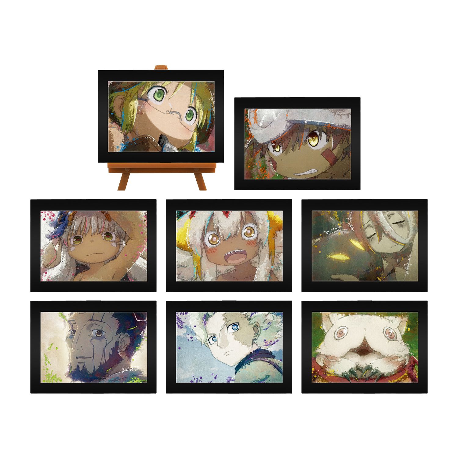 メイドインアビス 烈日の黄金郷 トレーディング grunge CANVAS ミニアートフレーム(単位/単品) - AniSmile