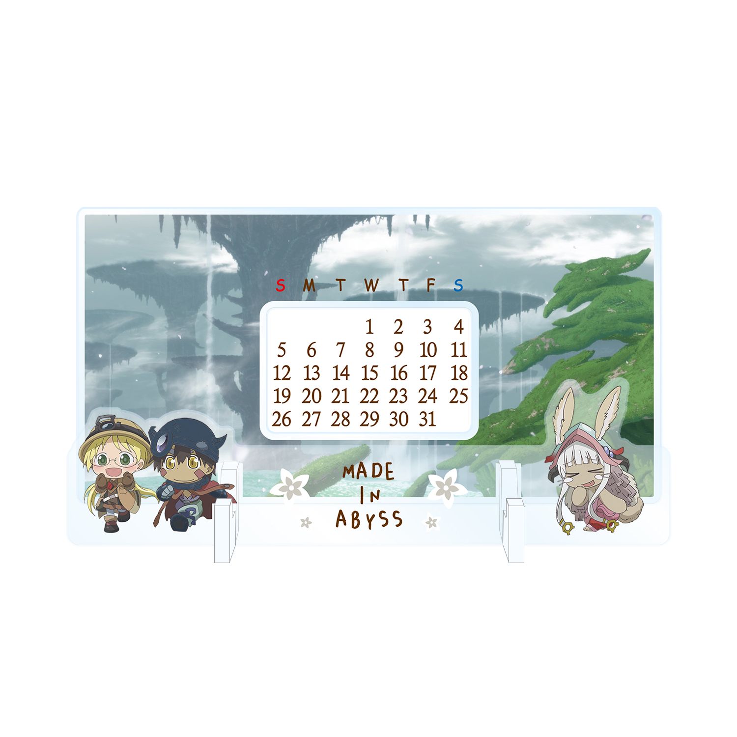 劇場版メイドインアビス 深き魂の黎明 卓上アクリル万年カレンダー Image 3 | AniSmile