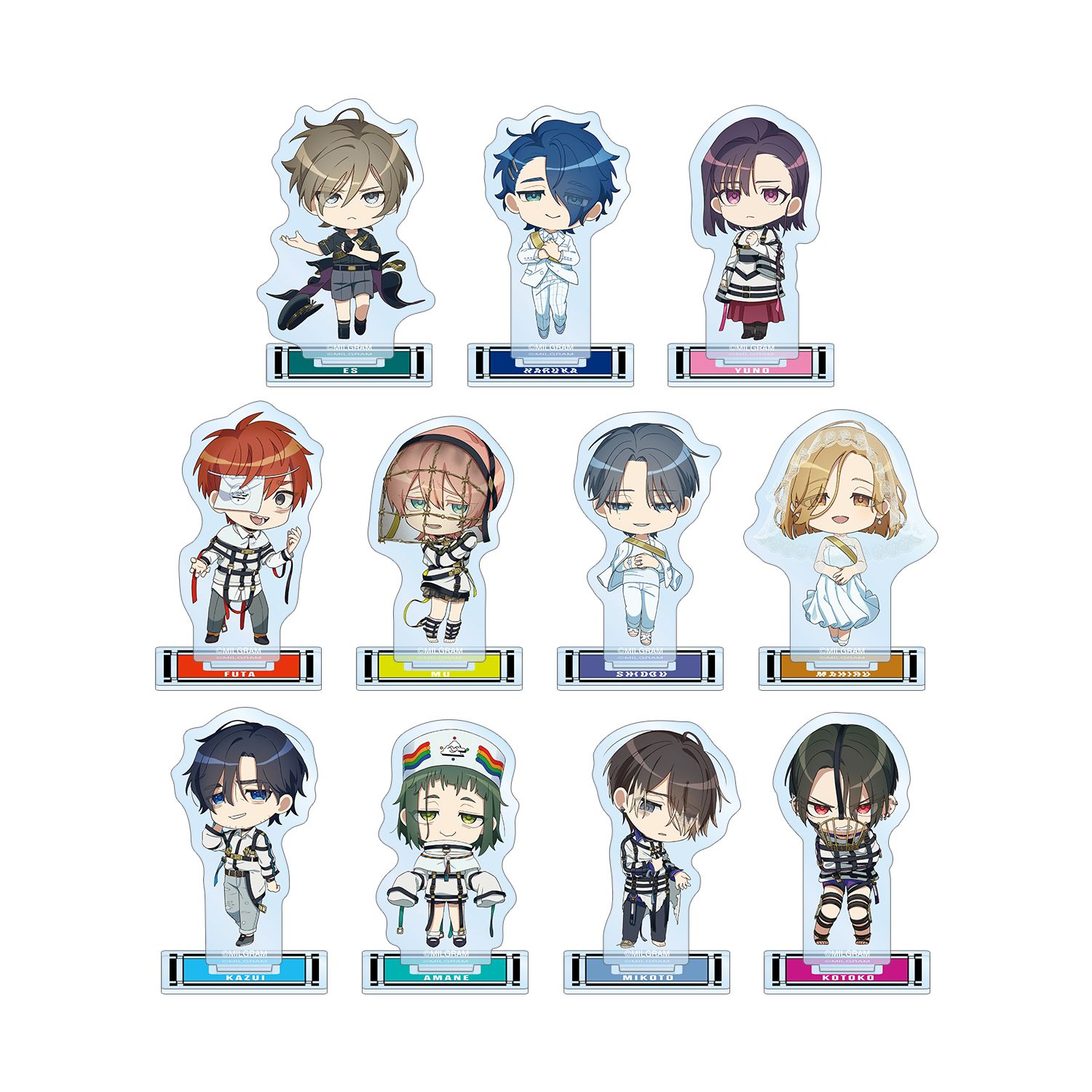 MILGRAM -ミルグラム- トレーディング 公式ちびキャラ Season 3 ver. アクリルスタンド(単位/単品) 画像 3 | AniSmile