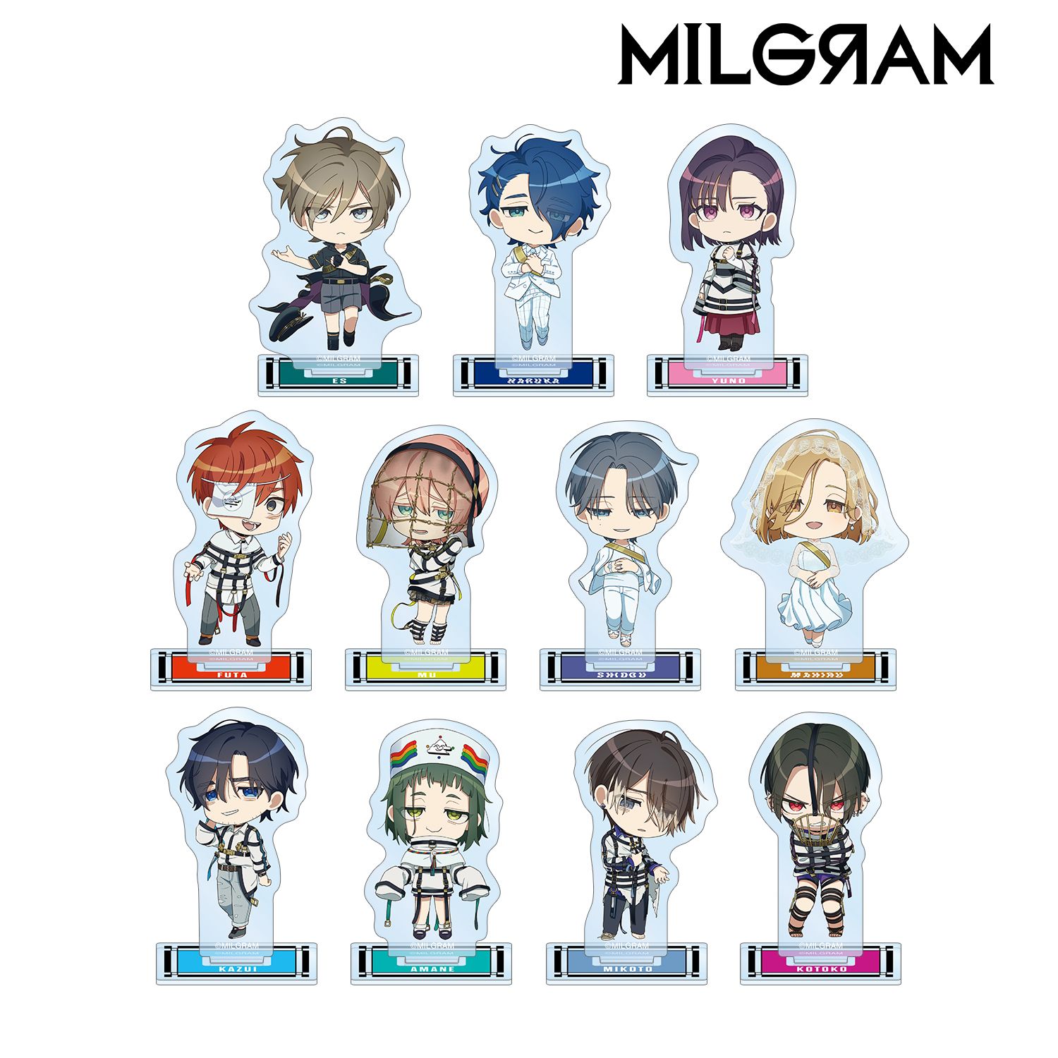 MILGRAM -ミルグラム- トレーディング 公式ちびキャラ Season 3 ver. アクリルスタンド(単位/単品) 画像 4 | AniSmile
