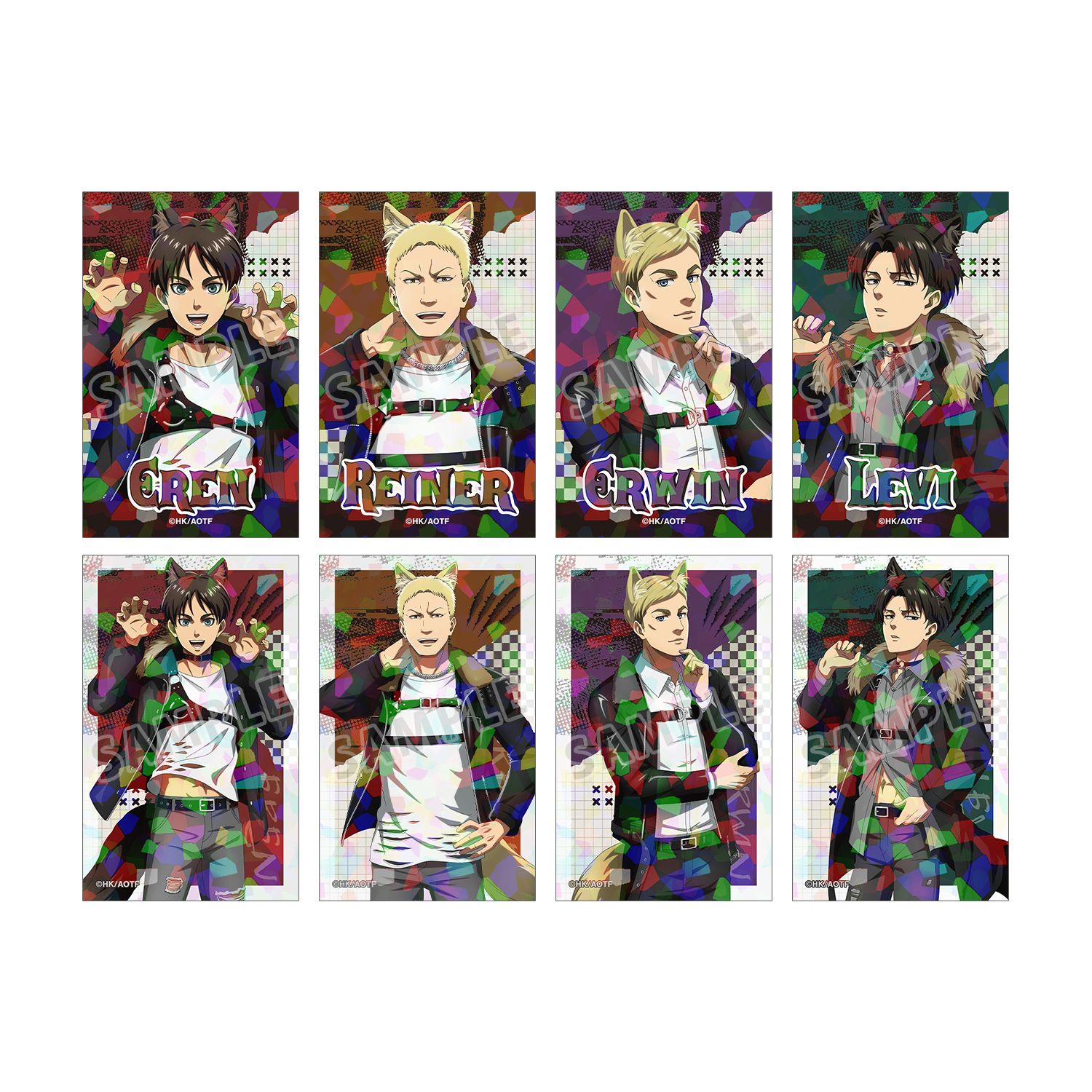 TVアニメ『進撃の巨人』 描き下ろし 狼男ver. トレーディングホログラムイラストカード(単位/単品) - 公式商品画像 | AniSmile