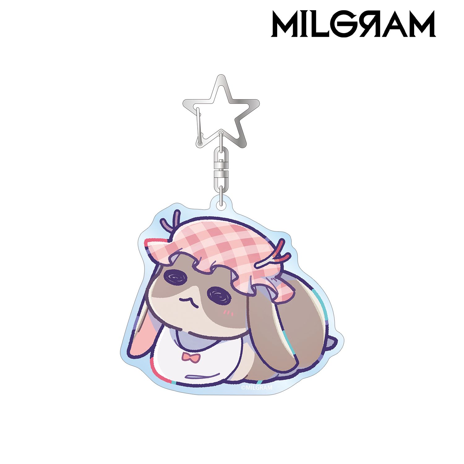 MILGRAM -ミルグラム- 描き下ろし ジャッカロープ ミニグラム 幼稚園ver. BIGアクリルキーホルダー 画像 4 | AniSmile