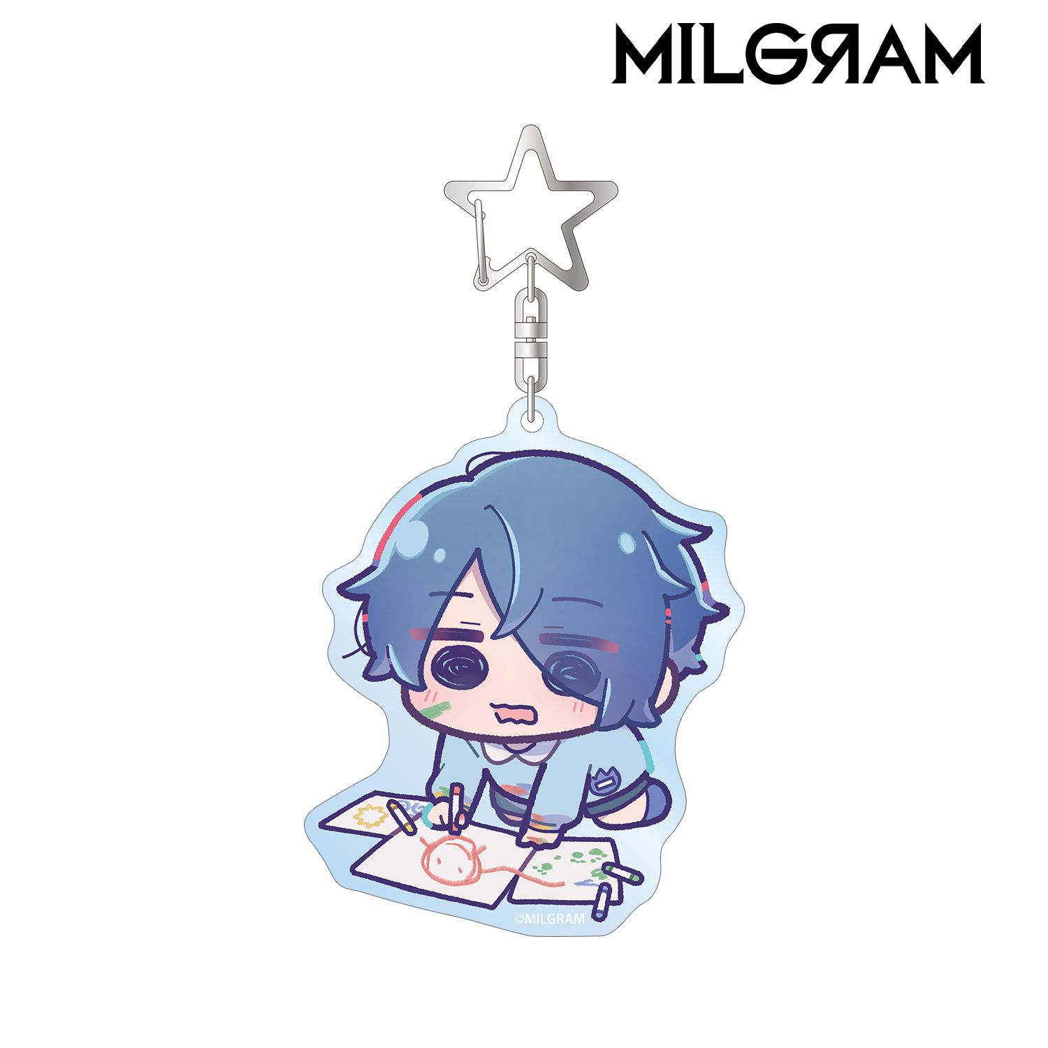 MILGRAM -ミルグラム- 描き下ろし ハルカ ミニグラム 幼稚園ver. BIGアクリルキーホルダー 画像 4 | AniSmile
