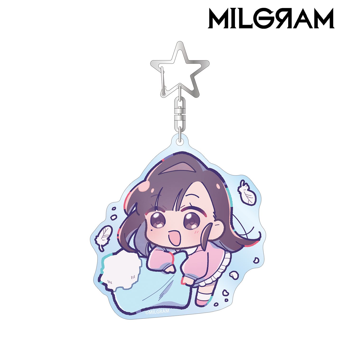 MILGRAM -ミルグラム- 描き下ろし ユノ ミニグラム 幼稚園ver. BIGアクリルキーホルダー 画像 4 | AniSmile