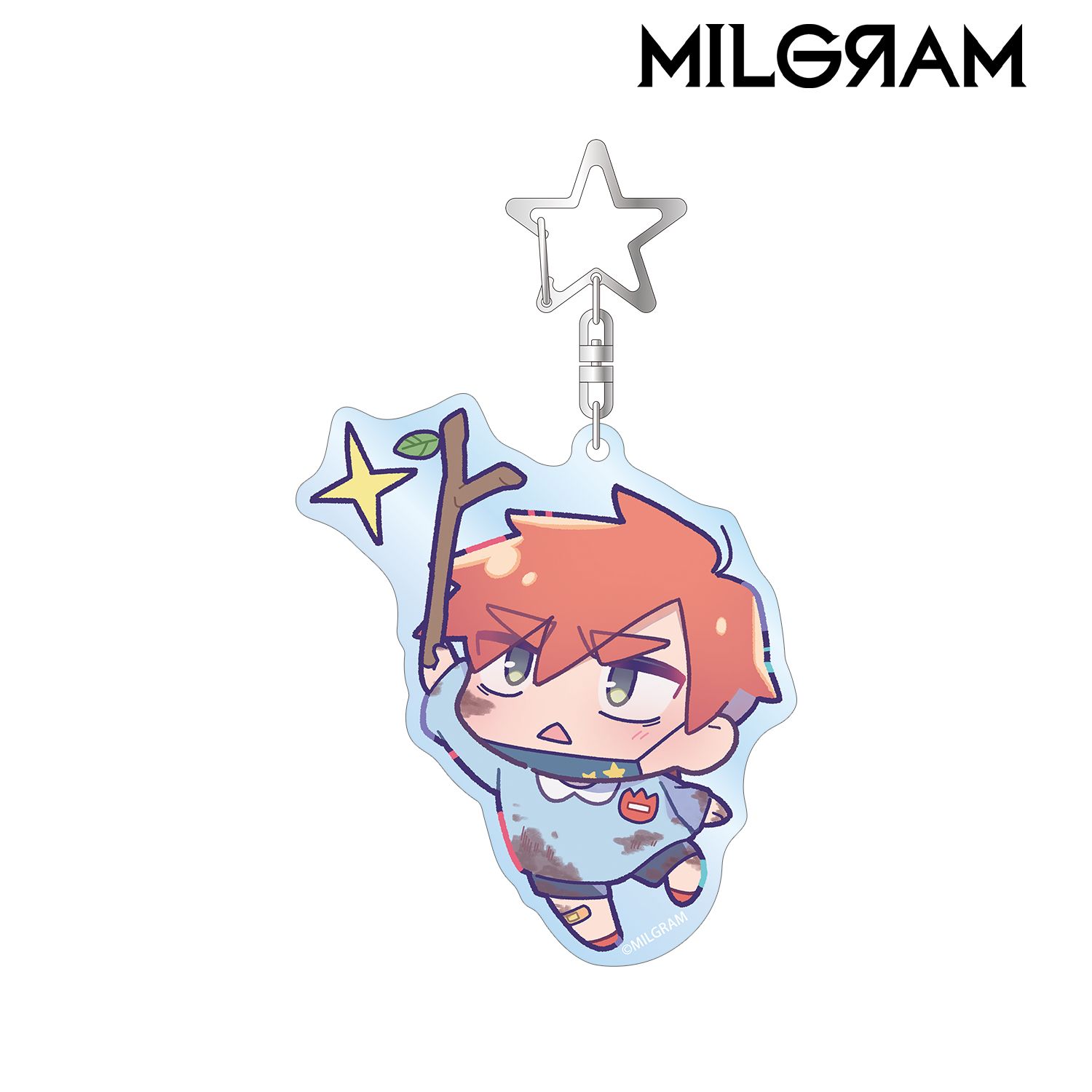 MILGRAM -ミルグラム- 描き下ろし フータ ミニグラム 幼稚園ver. BIGアクリルキーホルダー 画像 4 | AniSmile