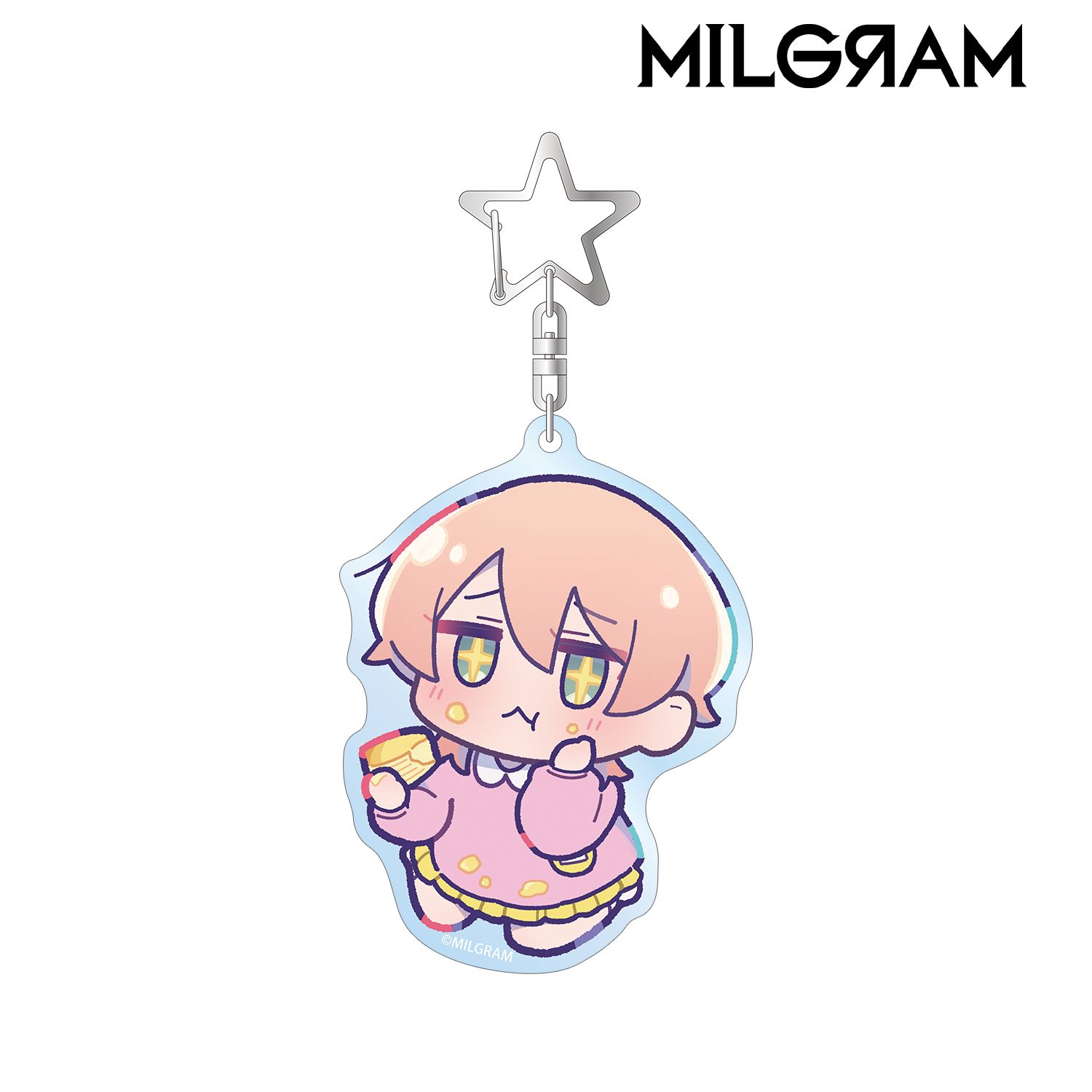 MILGRAM -ミルグラム- 描き下ろし ムウ ミニグラム 幼稚園ver. BIGアクリルキーホルダー 画像 4 | AniSmile
