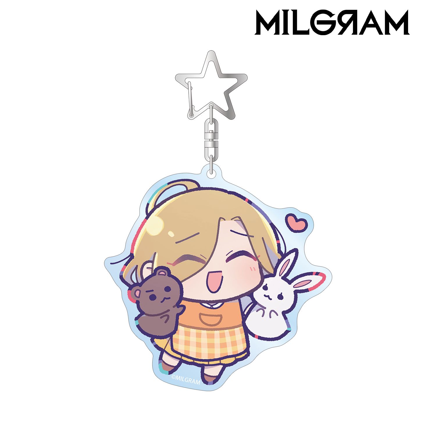 MILGRAM -ミルグラム- 描き下ろし マヒル ミニグラム 幼稚園ver. BIGアクリルキーホルダー 画像 3 | AniSmile